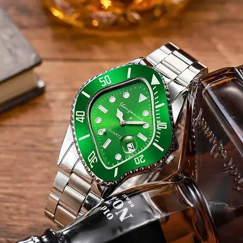 Nauvik Verdant Glow Timepiece