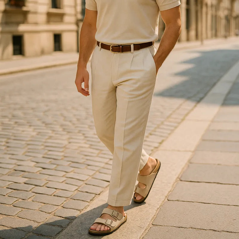Nauvik Capri - Suede Comfort Sandals: Refined Leisure, Unrivaled Comfort