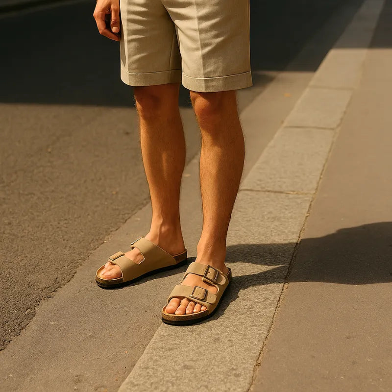 Nauvik Capri - Suede Comfort Sandals: Refined Leisure, Unrivaled Comfort