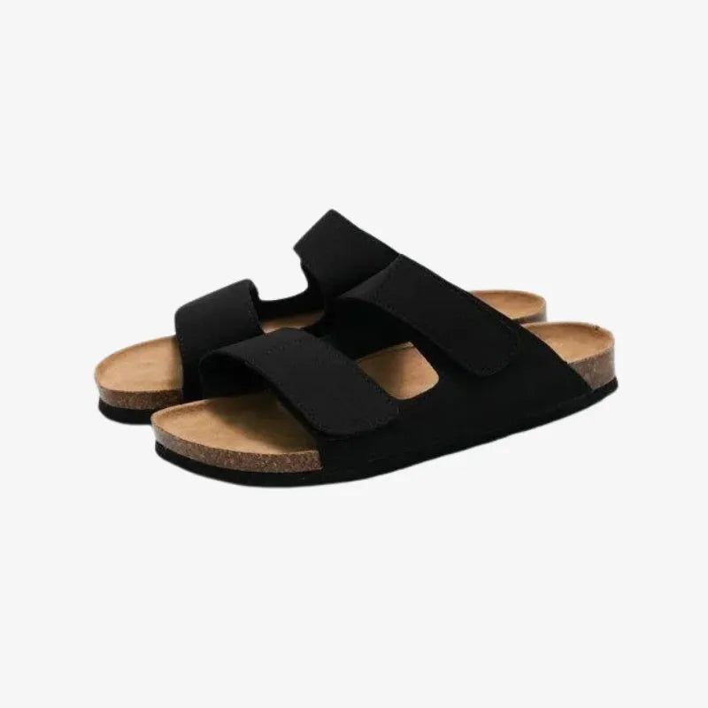 Slide Sandals Cork-Sole Comfort