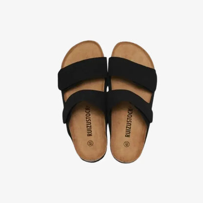 Slide Sandals Cork-Sole Comfort