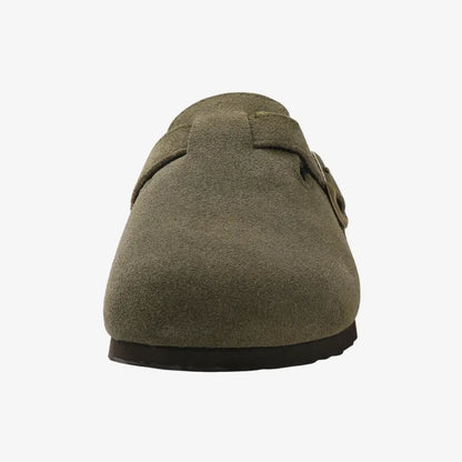 Suede Mules Arch-Support Comfort