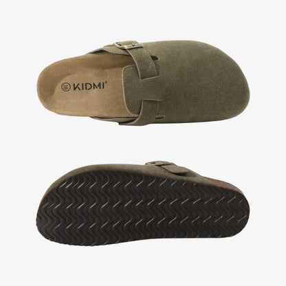 Suede Mules Arch-Support Comfort