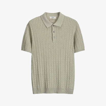 Knitted Twist Polo
