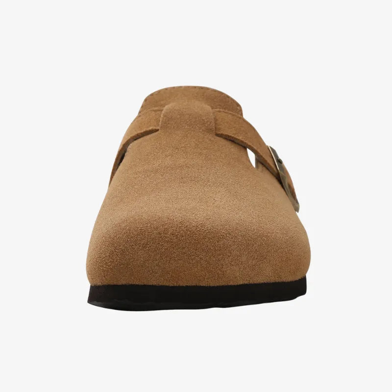 Suede Mules Arch-Support Comfort