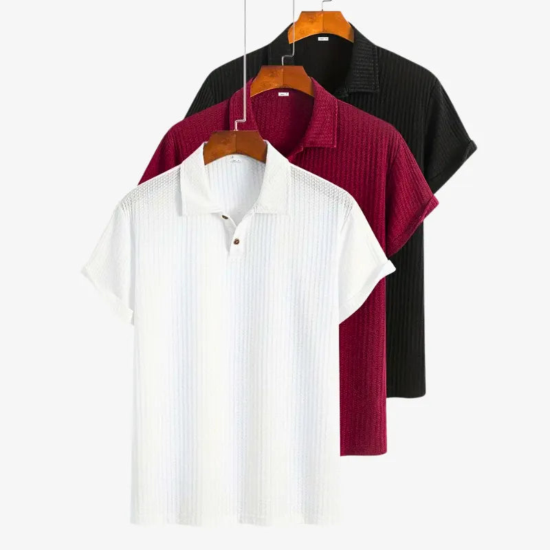 Riviera Premium Knit Polo Trio