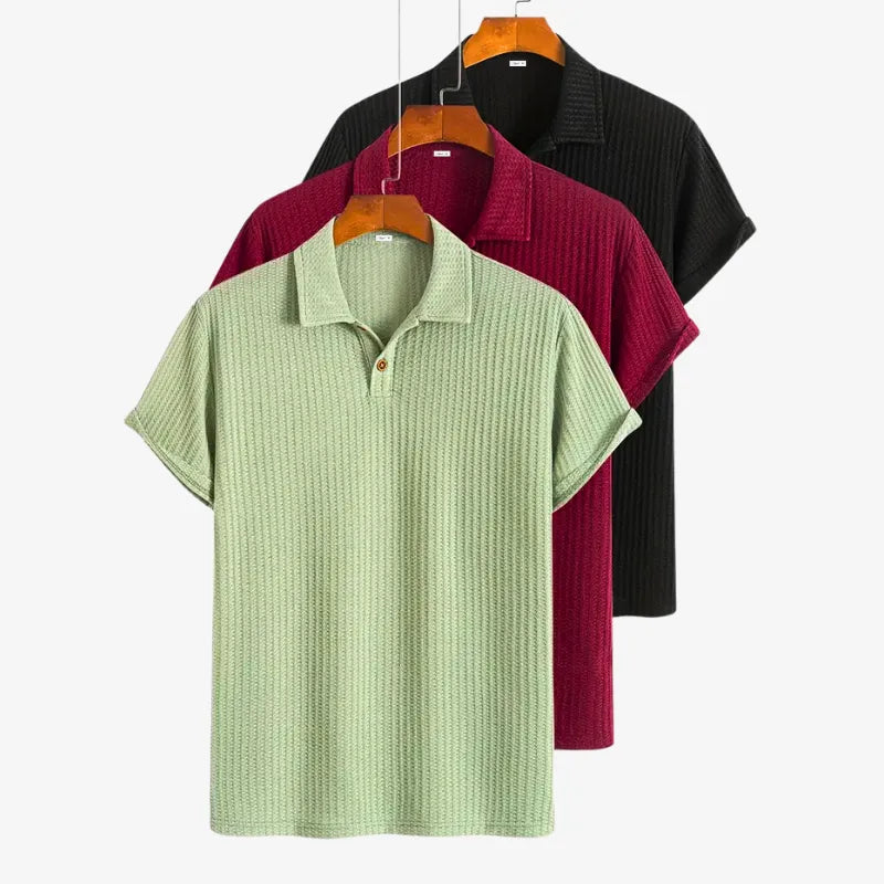 Riviera Premium Knit Polo Trio