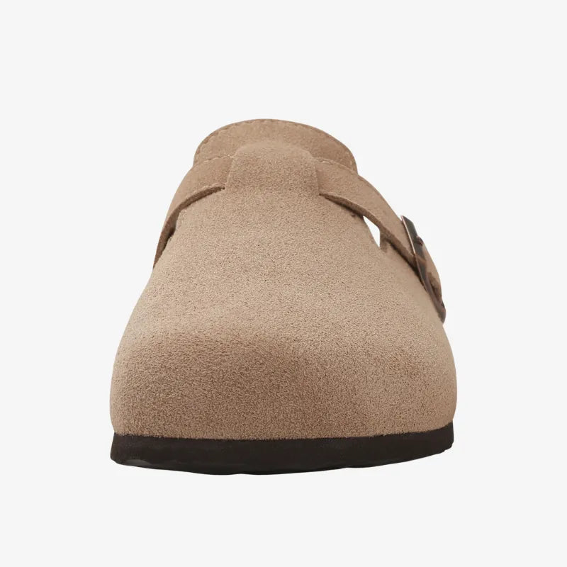 Suede Mules Arch-Support Comfort