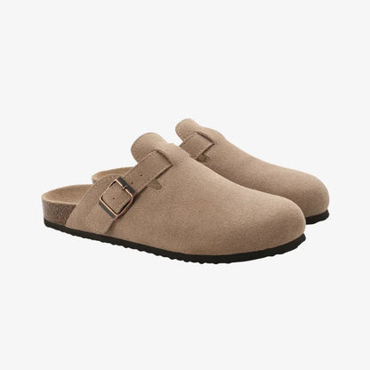 Suede Mules Arch-Support Comfort