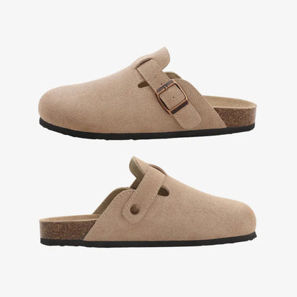 Suede Mules Arch-Support Comfort