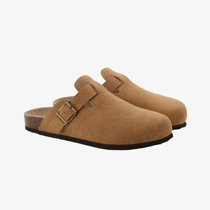 Suede Mules Arch-Support Comfort