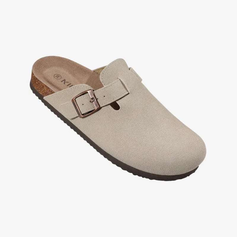 Suede Mules Arch-Support Comfort