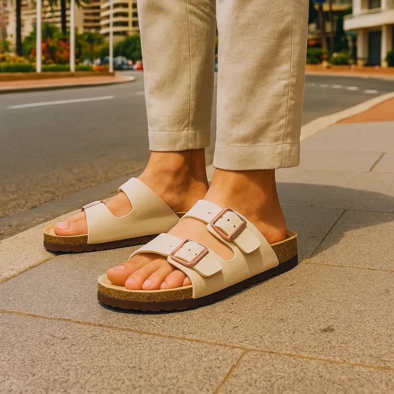 Nauvik Capri - Suede Comfort Sandals: Refined Leisure, Unrivaled Comfort
