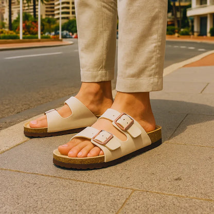 Nauvik Capri - Suede Comfort Sandals: Refined Leisure, Unrivaled Comfort