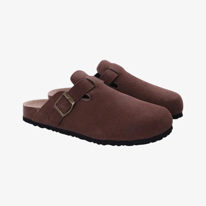 Suede Mules Arch-Support Comfort